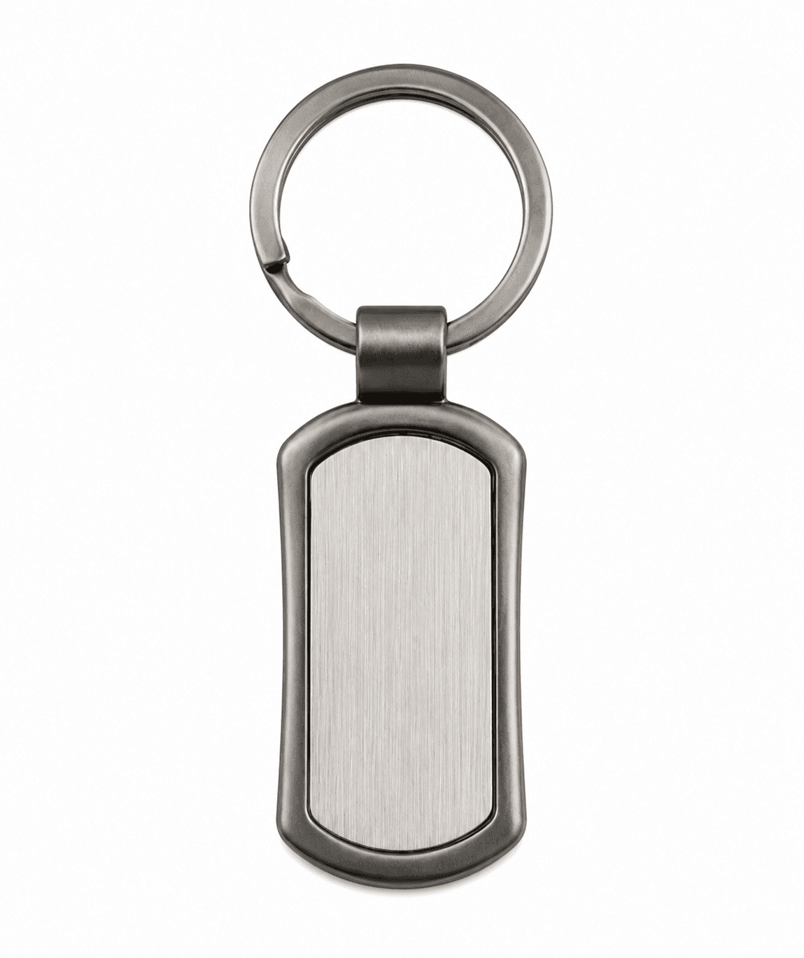 Chaveiro Rectangular com Cantos Arrendondados de Metal