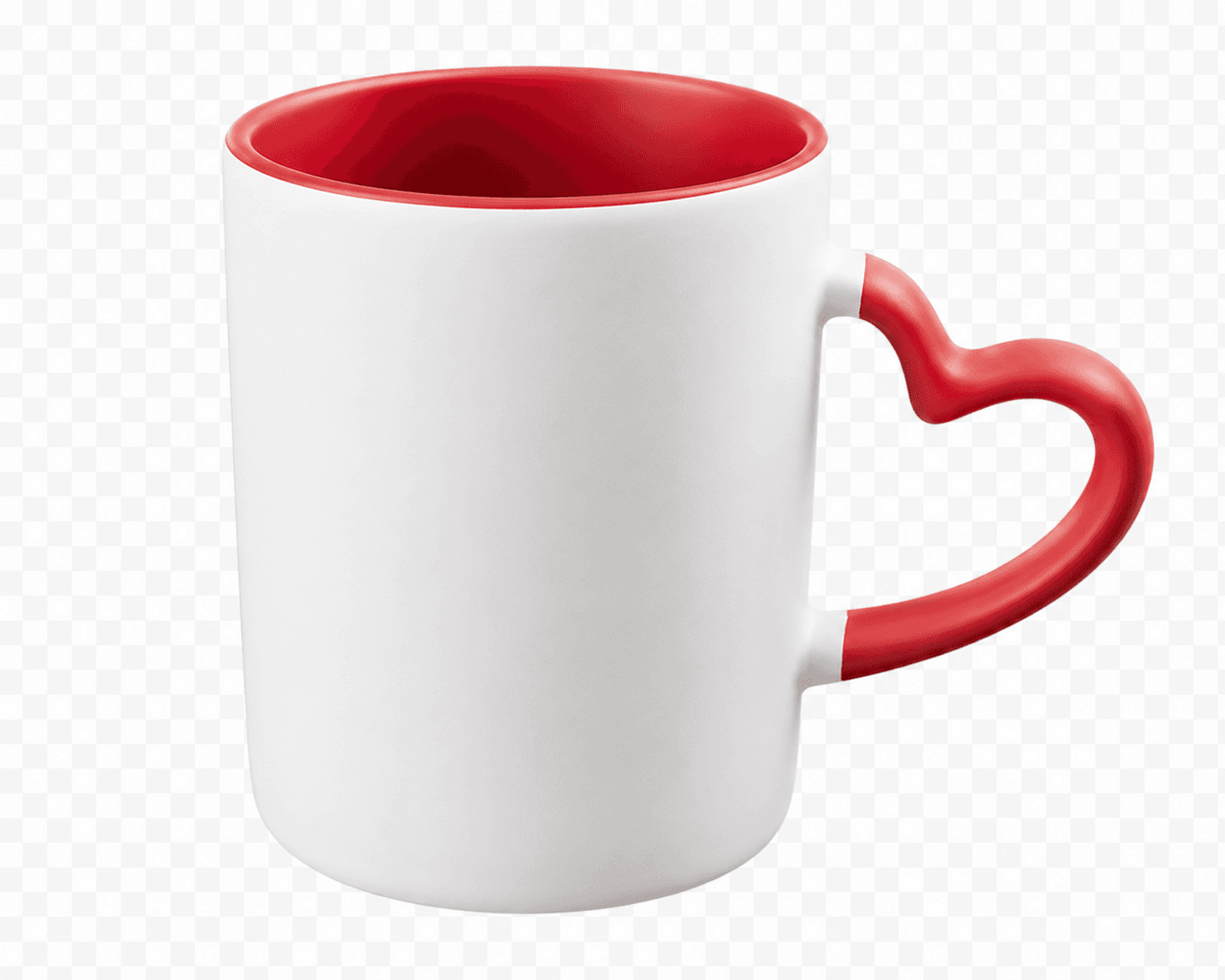 Caneca Cerâmica Heart Bicolor