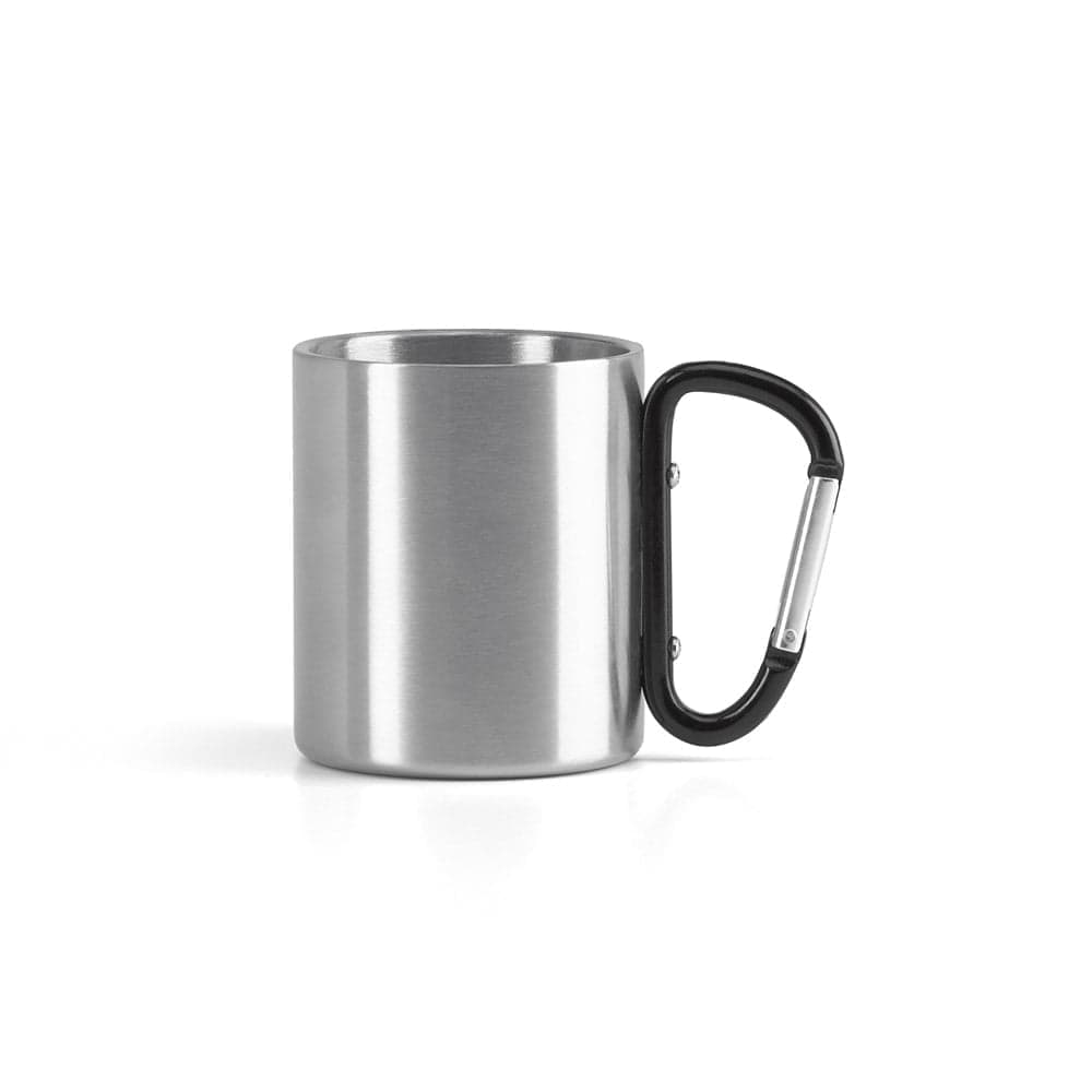 Caneca de Aço Inoxidável com Mosquetão