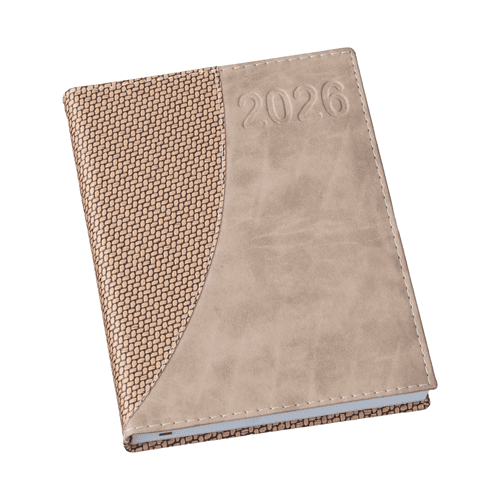 Agenda Diária com Detalhe em Palha AG147