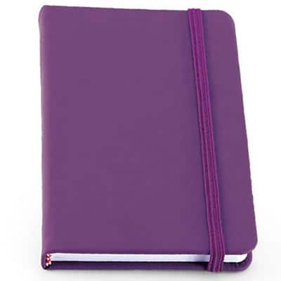 Moleskine em Couro Sintético sem Pauta com Elástico 3 Medidas CD037