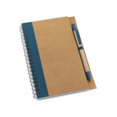 Caderno Ecológico com Caneta e Espiral Personalizado CD089