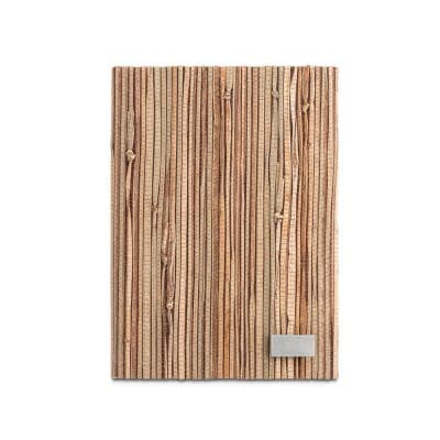 Caderno A5 com capa dura em palha natural CD225