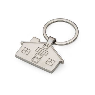 Chaveiro para Construtora Formato Casa Personalizado CHR126