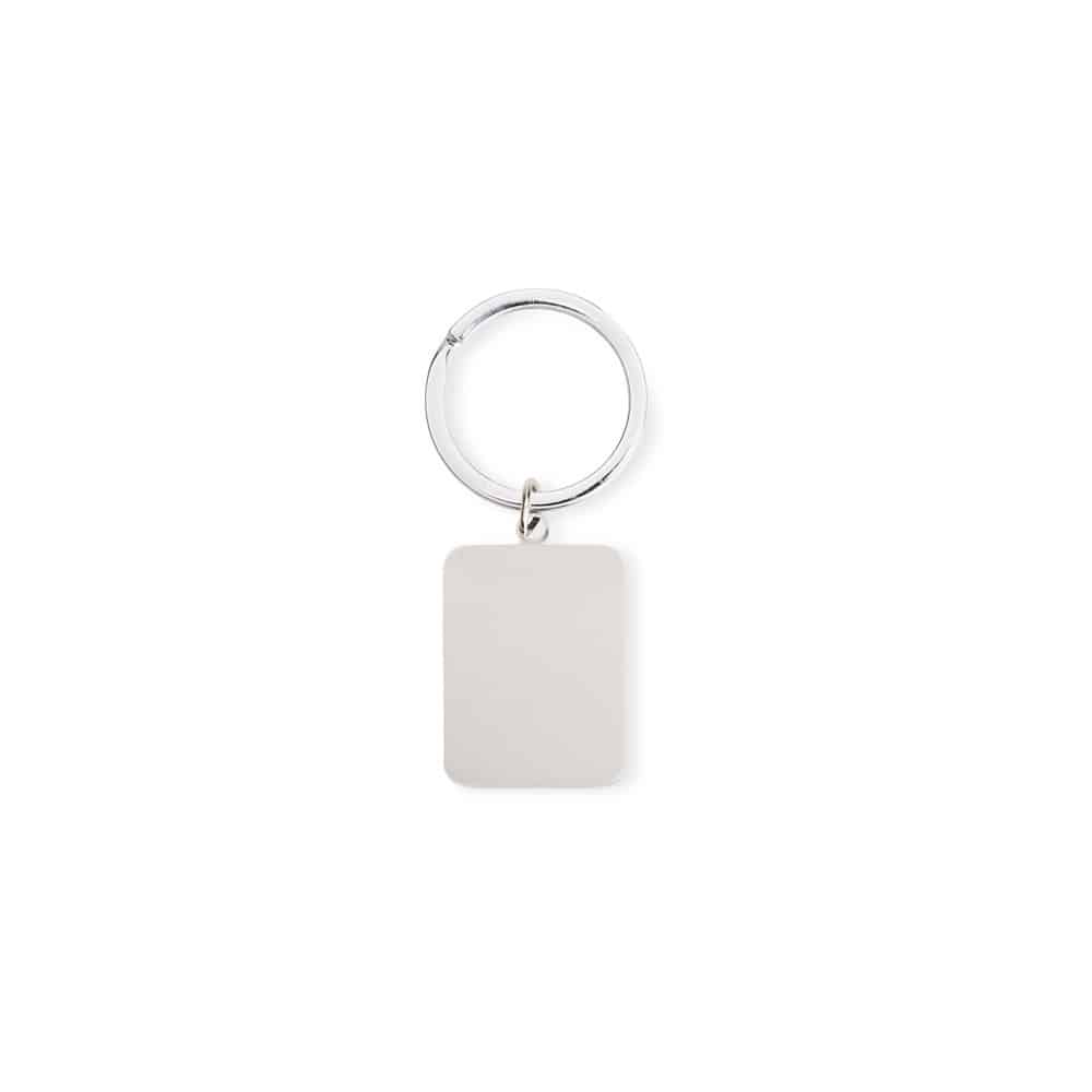 Chaveiro Retangular de Metal Personalizado CHR281
