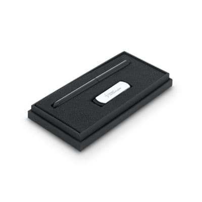 Conjunto de Caneta Esferográfica e Pen Drive K036