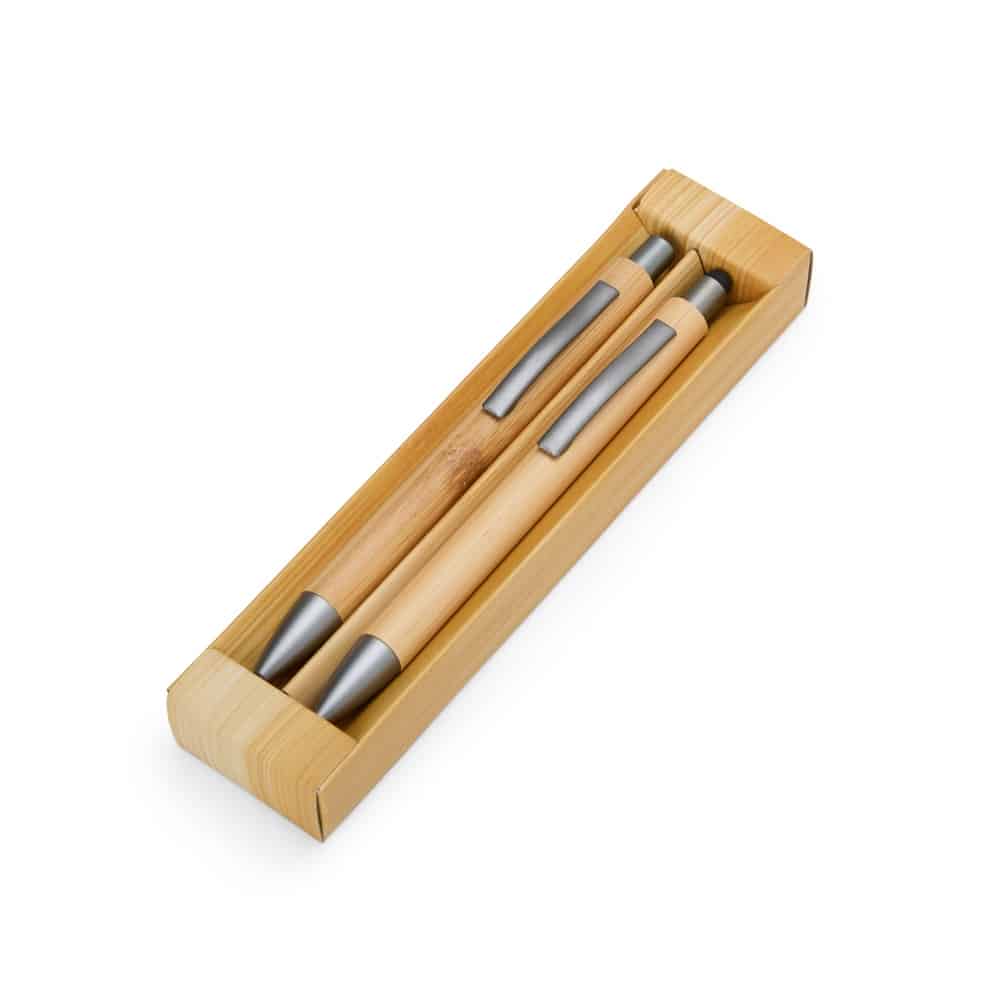 Kit Ecológico de Caneta e Lapiseira Personalizada K348