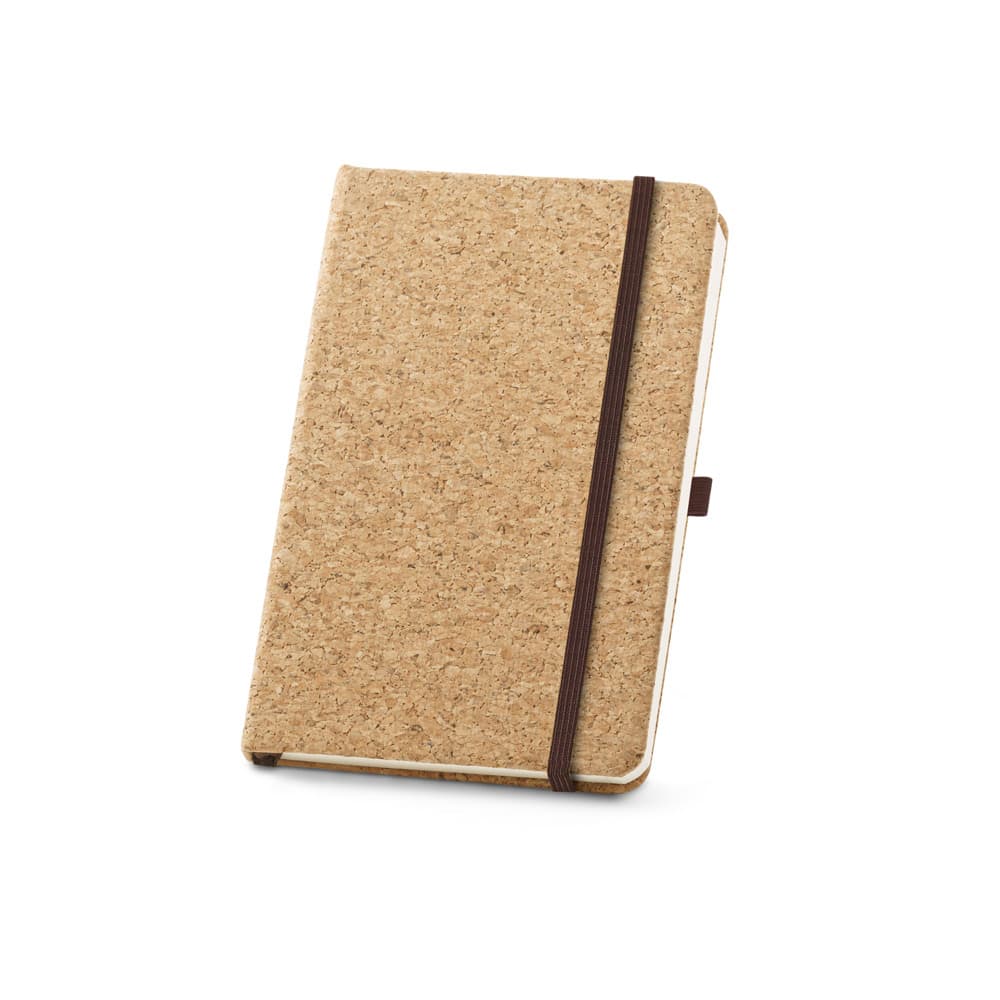 Caderno A5 de Capa Dura em Cortiça com Folhas Lisas – S53807