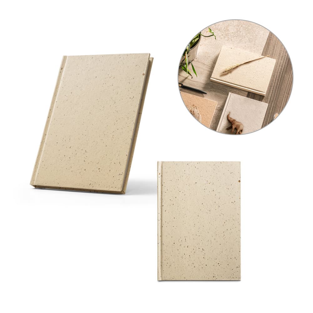 Caderno Reciclado Papel de Cevada com Pauta – A5 – S93623