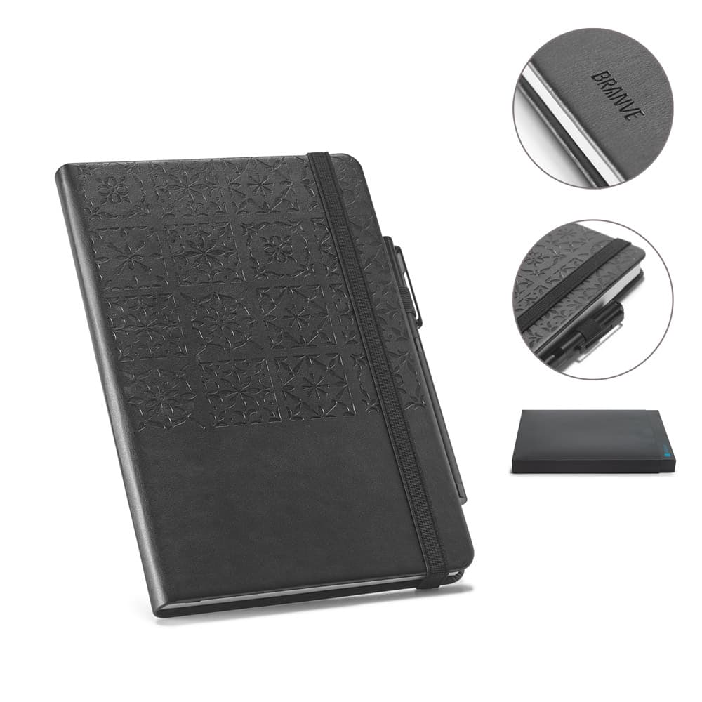 Caderno Tiles A5 em Couro Sintético – S93737