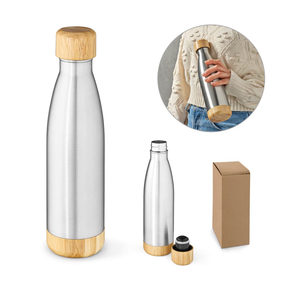 Garrafa em Inox Reciclado 550 ml – S94336