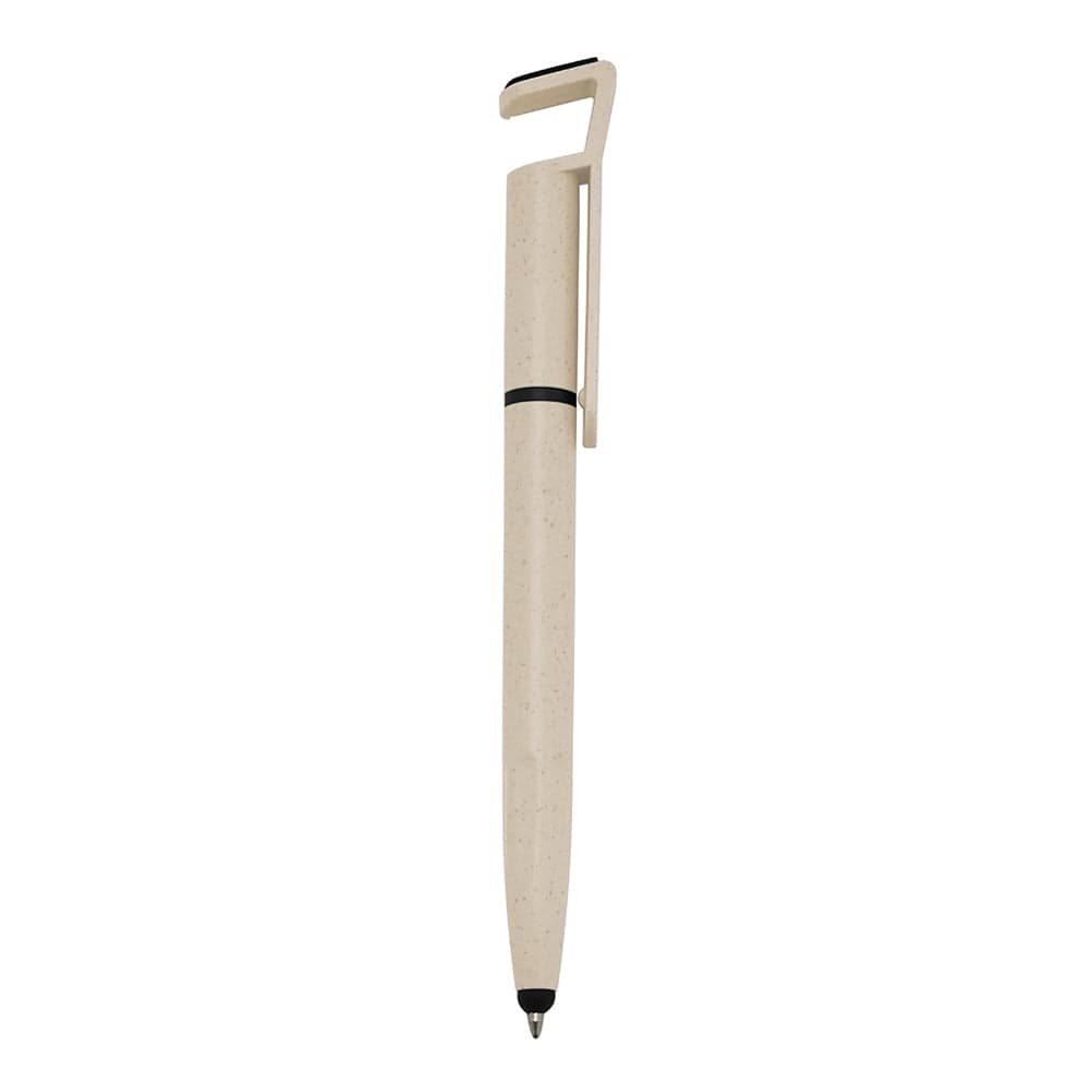 Caneta Touch de Bambu Ecológica com Suporte – X00708T
