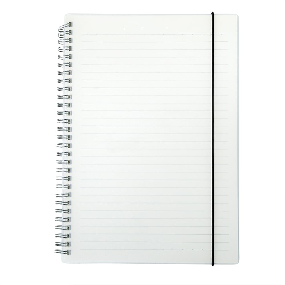 Caderno B5 Plástico com Espiral e Pautado – X05059