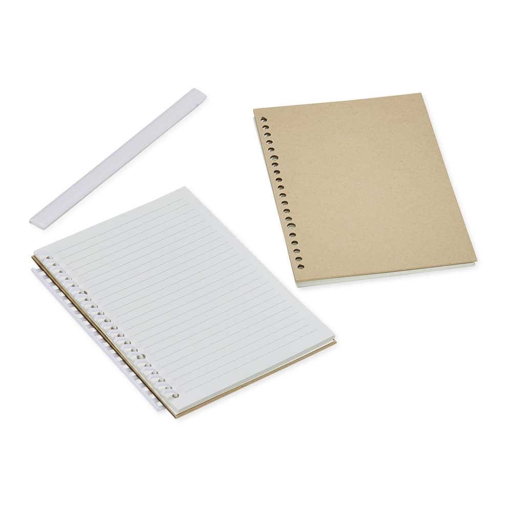 Caderno A5 Espiral Kraft com Pauta – X05060