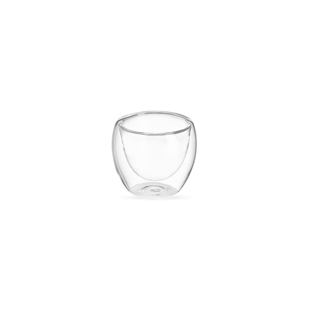Copo de Vidro Parede Dupla – 80 ml – X06094