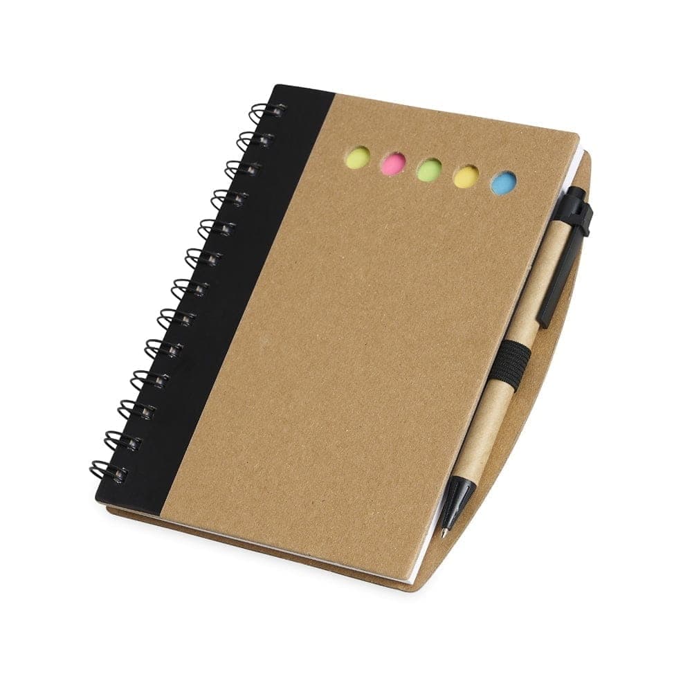 Caderno Espiral com Autoadesivos e Caneta – X14779