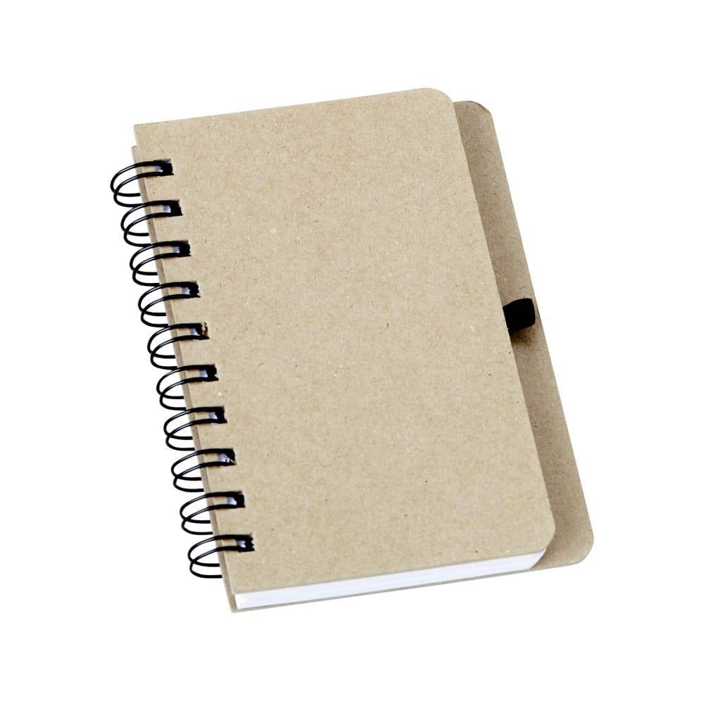 Caderno Espiral Kraft com Porta Caneta – X14837