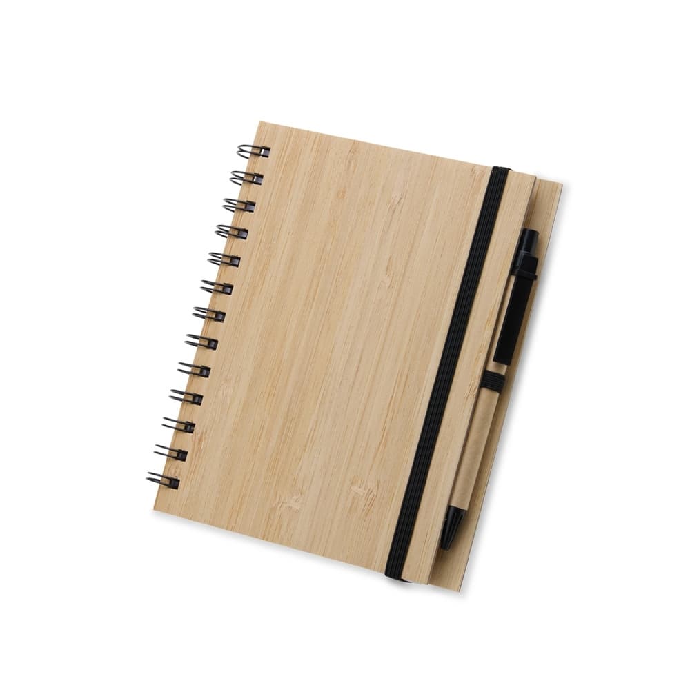 Bloco de Notas Bambu com Caneta – X18748