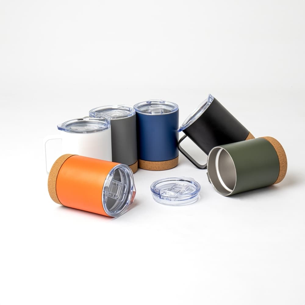 Caneca Térmica com Cortiça de 400 ml – X18838