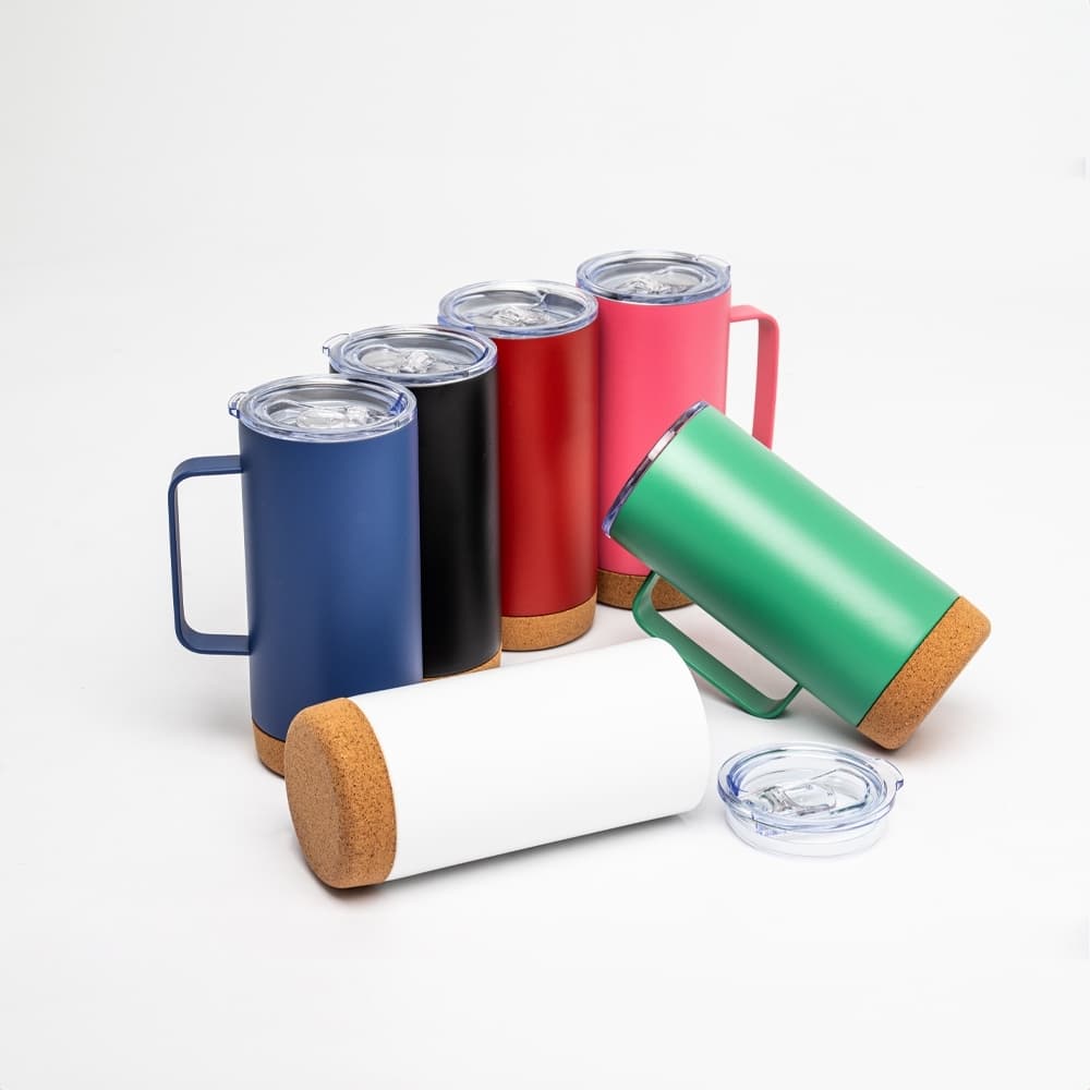 Caneca Térmica com Cortiça de 500 ml – X18839
